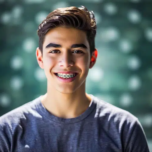 Orthodontic Treatment for Teens including braces, clear aligner therapy and Invisalign.